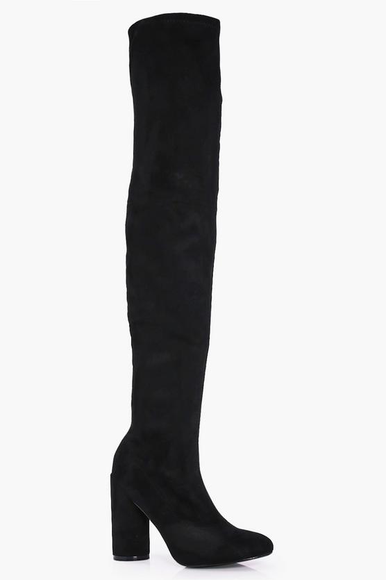 Tilly Round Heel Over The Knee Boot